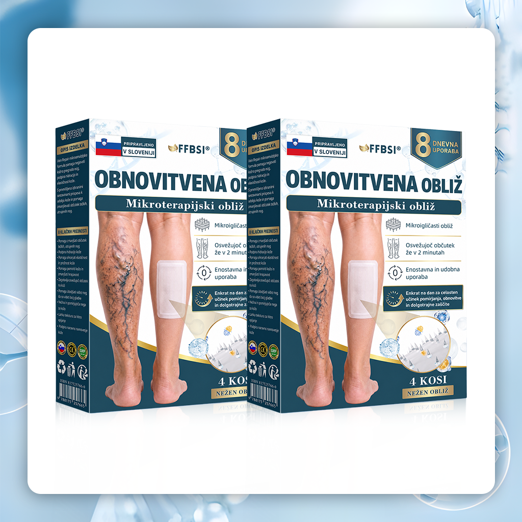 🎉 SAMO DANES – IZJEMNA PONUDBA! 🔥 Dodajte še eno pakiranje obližev FFBSI® za nego nog in prejmite TUDI 50‑ODSTOTNI POPUST! ✨ ⭐ Več obližev – lažje nadaljujete z redno nego nog! 💚 ⏰ Ne zamudite – ponudba velja omejen čas!