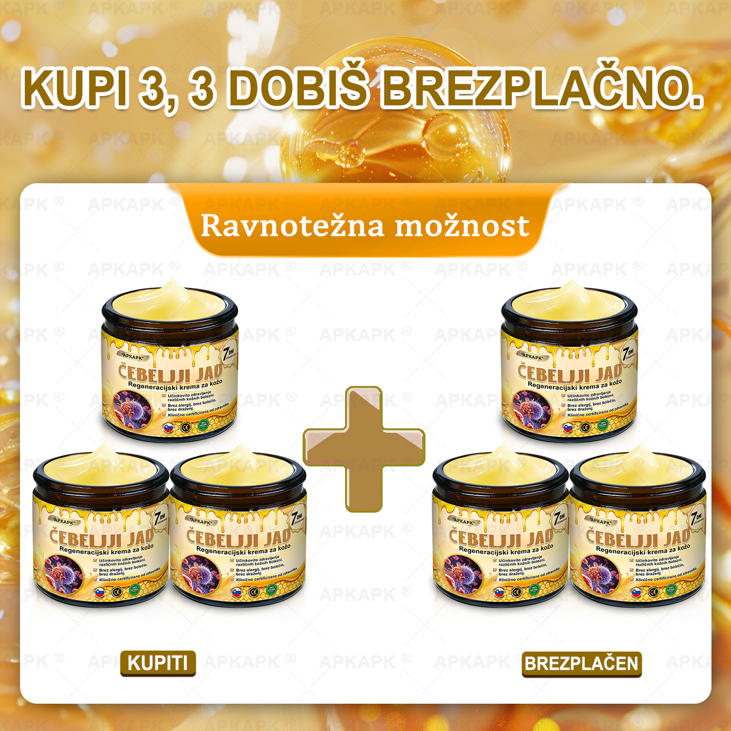 🍃Časovno omejena ponudba⏰✨APKAPK® krema za obnovo kože in odpravljanje gub z uporabo čebeljega strupa🍃Ciljna rešitev za gube in različne težave s kožo.