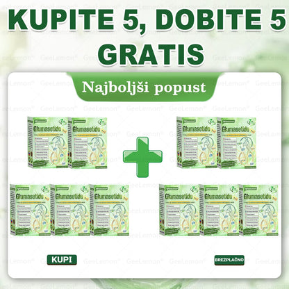 🌴🌴Registrirano pri JAZMP in GMP certificirano👩‍⚕️🎁 𝐆𝐞𝑒𝐿𝑒𝐦𝐨𝐧® 𝐆𝐥𝐮𝐦𝐚𝐬𝐞𝐭𝐢𝐝𝐞 8 v 1 Hujševalni in zdravju namenjen nano obliž z mikroiglicami 🇸🇮 (Samo enkrat na dan, vidne spremembe že v 7 dneh) ✅